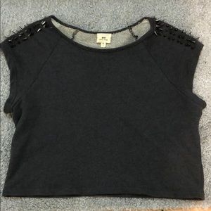 🌚 MODCLOTH/ Cotton Candy Crop Spikey Top 🌚